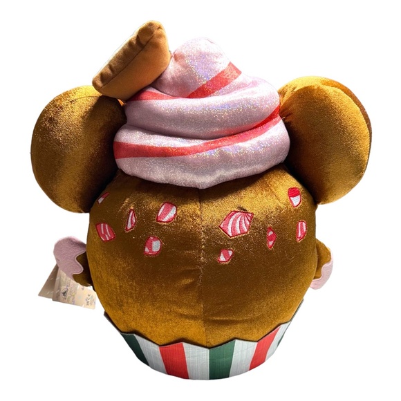 Disney Parks Munchlings Baked Treats Mickey Mouse Peppermint Bark Cupcake Plush - Picture 3 of 5